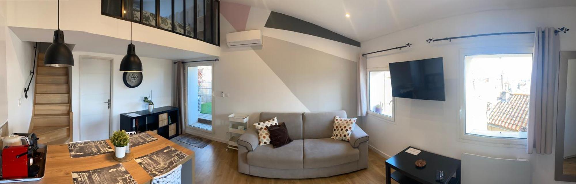 Spacieux Duplex, Vue Mer Et Belle Terrasse Hyères Exterior foto